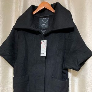 Cute Oversized Wool Coat Size:S